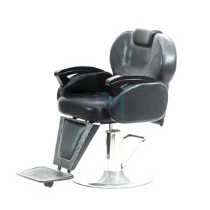 Sillón de barbería negro