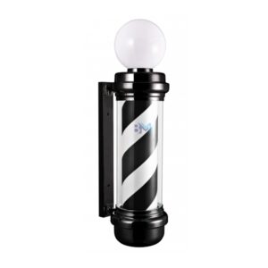 Pirulo para barbería blanco y negro