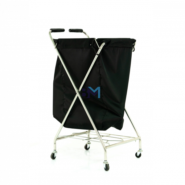 Carrito auxiliar de tela para toallas - Imagen 4