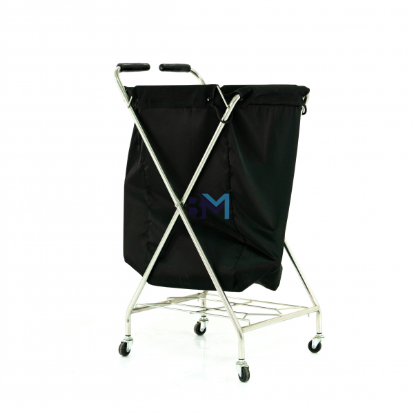 Carrito auxiliar de tela para toallas - Imagen 3