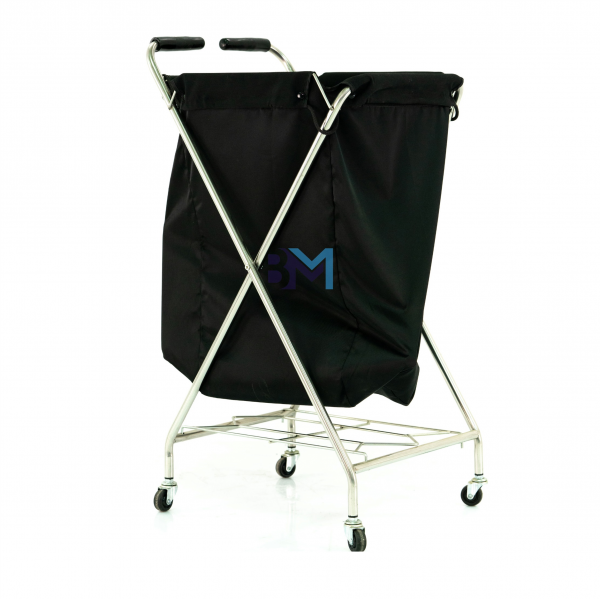 Carrito auxiliar de tela para toallas - Imagen 2