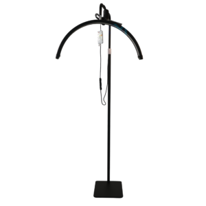 Lampara luz LED de pie media luna