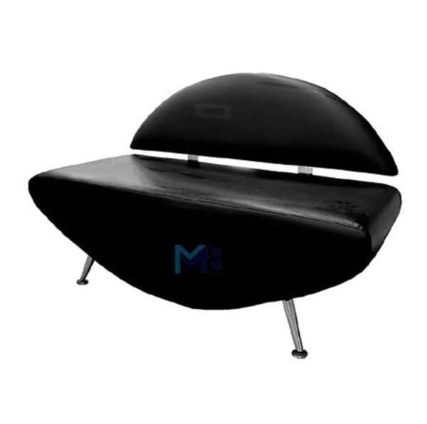 Sofá de espera negro - Imagen 2