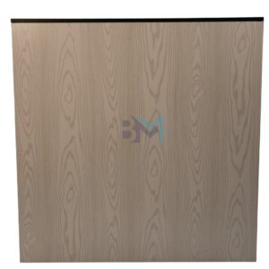 Mostrador de recepción gris con estilo clásico