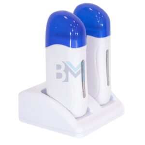 Fundidor calentador de cera roll on doble