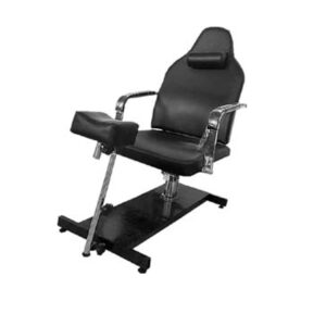 Sillón de pedicura altura ajustable negro