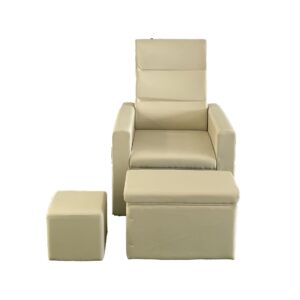 Sillón de pedicura beige