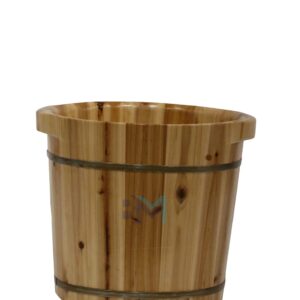 Cubo de pedicura de madera grande