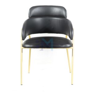 Silla de manicura en polipiel negro
