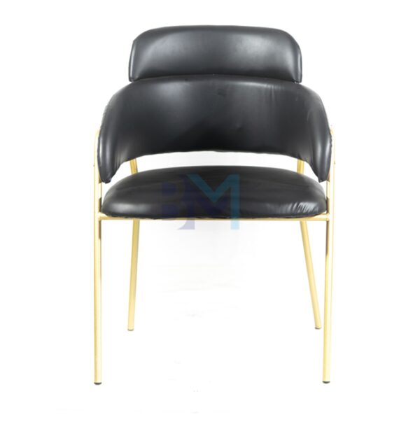 Silla de manicura en polipiel negro