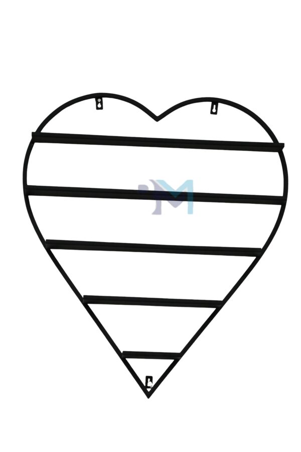 Soporte para esmalte en forma de corazon