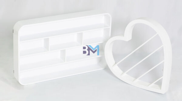 Soporte para esmaltes color blanco