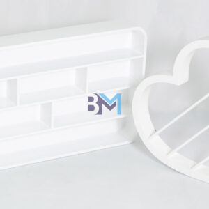 Soporte para esmaltes color blanco