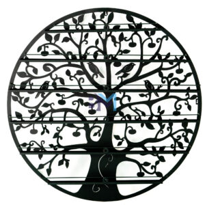 Soporte para esmaltes en forma de arbol de vida negro