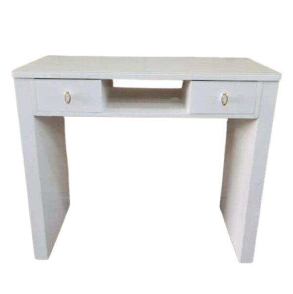 Mesa de manicura individual blanca