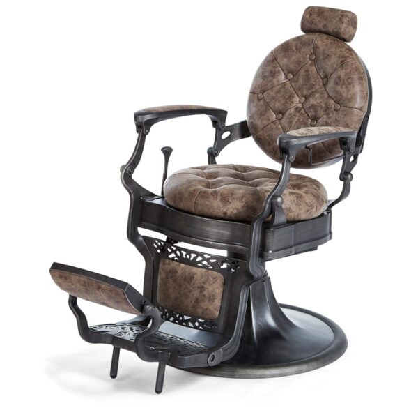 Sillón de barbería vintage marrón (copia)