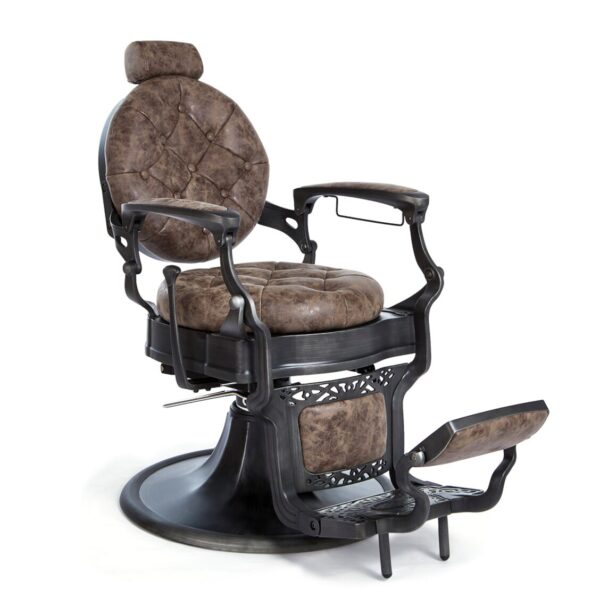Sillón de barbería vintage marrón (copia) - Imagen 2