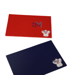 Alfombrilla de barberia de goma antideslizante