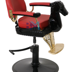 Silla de corte infantil diseño de caballo Rojo
