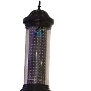 Pirulo para barbería de luces LED