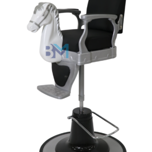 Silla de corte infantil diseño de caballo gris