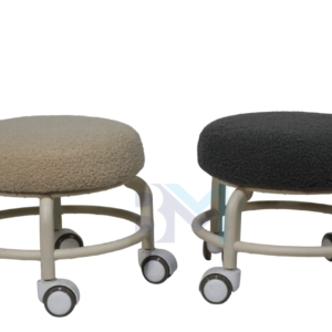 Taburete de pedicura de borrego