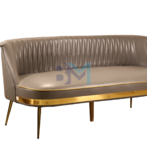 Sofá de espera Marron y Dorado