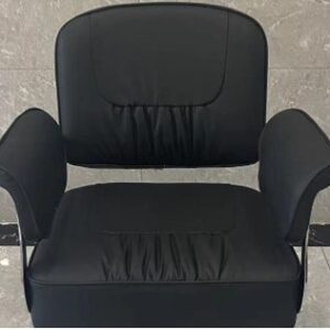 Silla de peluquería en polipiel color negro