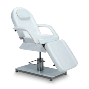 Camilla blanca equipada con bomba hidráulica Gemini