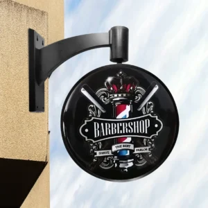 16Circlesignlightforthebarbershop23152