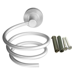 Soporte espiral para secador de pared