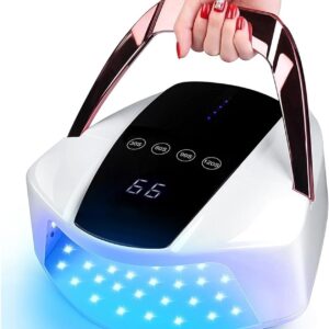 Lampara Para Uñas Profesional LED UV 96W