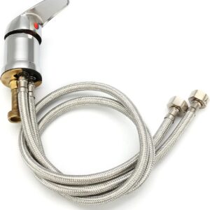 Monomando plateado para lavacabezas