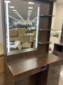 Espejo tocador marron