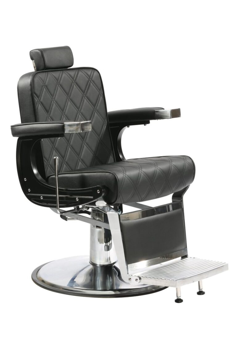 Sillón de barbería estilo clásico Asher