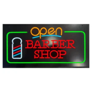 ROTULO LUMINOSO LED DE BARBERIA