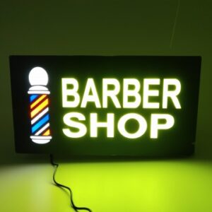 ROTULO LUMINOSO LED DE BARBERIA
