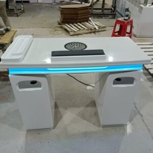 Mesa de manicura individual con luz led