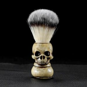 Cepillo creativo para barba de calavera