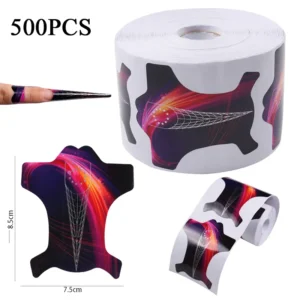 MOLDE ADHESIVOS PARA UÑAS EN GEL Y ACRILICO