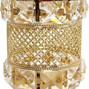 SOPORTE DORADO PARA PINCLES Y BROCHAS
