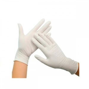 Guantes de látex sin polvo 100 pcs