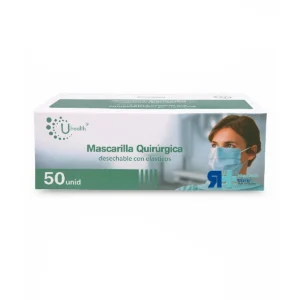 Mascarilla Quirúrgica Tipo IIR Con Gomas