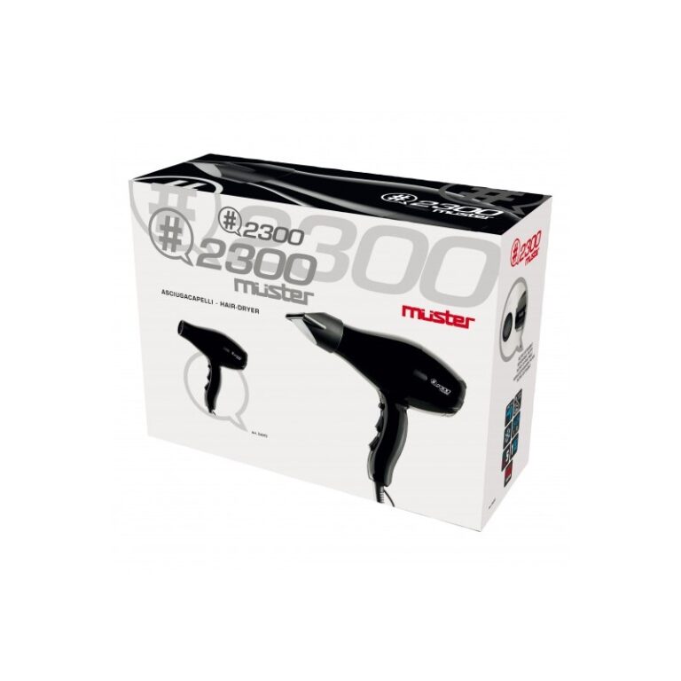 MUSTER SECADOR PROFESIONAL CABELLO 2300 NEGRO