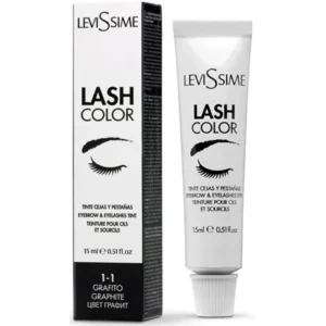 Tinte para cejas y pestañas 1-1 Grafito Lash color Levissime 15 ml