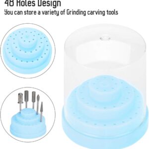Caja de almacenamiento para brocas de uñas