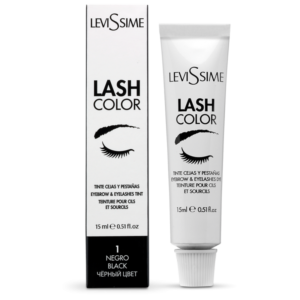 TINTE CEJAS Y PESTAÑAS COLOR 1 NEGRO 15ML LEVISSIME