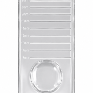 Placa de cristal para extensiones de pestañas