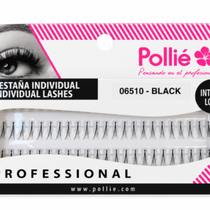 PESTAÑAS POLLIE INDIVIDUAL DUO CORTAS NEGRAS 06510