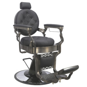 SILLÓN BARBERO OLYMPO GRIS PLOMO